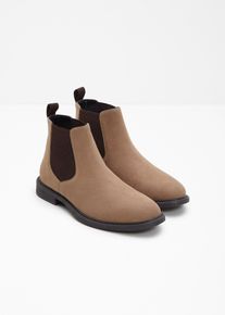 Chelsea-Boots in braun, Grösse 45, bonprix