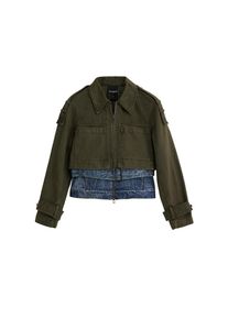 Desigual, Femmes Parka mi-saison, bleu / vert