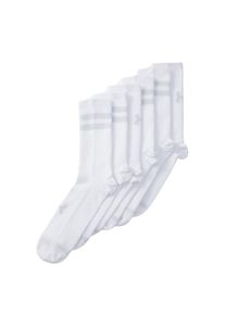 Under Armour, Femmes Chaussettes de sport 'Essential', gris clair / blanc