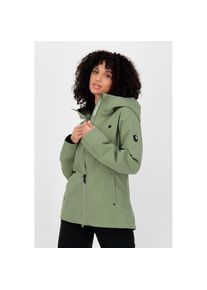 Alife & Kickin , Softshelljacke »KANAAKA«, mit Kapuze , Kecke lange Damenübergangsjacke KanaAK A von alife and kickin in Einfarbiger Optik