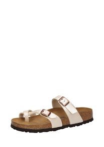 Birkenstock Zehentrenner 'Mayari' Damen, creme / rosegold, Größe 43