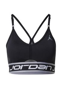 Nike Sport-BH Damen, silbergrau / schwarz, Größe XL