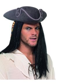 Smiffys Chapeau pirate tricorne adulte