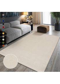 Sanat Teppich »UNI , auch als Läufer- und Rundgrössen erhältlich« rechteckig 13 mm Höhe robuster Kurzflorteppich, grosse Farbauswahl, Wohnzimmer, alle...