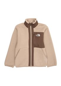 The North Face, Garçons Veste en polaire fonctionnelle 'YUMIORI', chocolat / gris / taupe / blanc