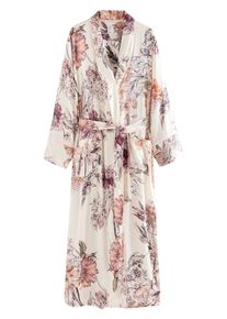 next, Femmes Robe de chambre, orange / magenta / rose pastel / noir