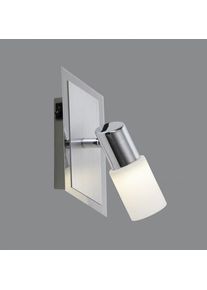 Trio Leuchten CLAPTON Wandleuchte LED Aluminium, Chrom, Edelstahl, 1-flammig