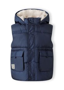 MINOTI Weste Jungen Gr&ouml;&szlig;e 74/80 dunkelblau