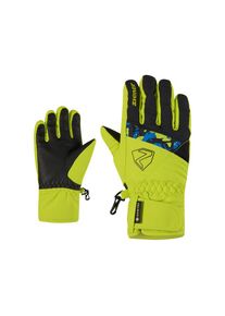Ziener, Unisex, Skihandschuhe &raquo;LEIF-Z GTX glove junior&laquo;, lime, 3,5, wasserdicht, winddicht, atmungsaktiv - GORE TEX ePE Membrane