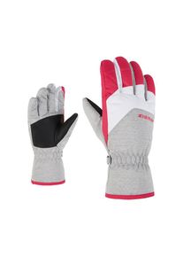 Ziener, Unisex, Skihandschuhe &raquo;LANDO-Z glove junior&laquo;, light melange.pop pink, 5,5, wasserabweisend und atmungsaktiv ganz ohne PFAS