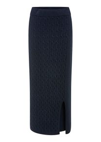 Peter Hahn - Rock, blau, Gr. 36, Wolle