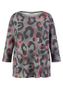 SAMOON - Sweatshirt, grau, Gr. 48, Viskose