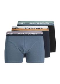 Jack & Jones JACK & JONES, Hommes Boxers 'JWHERIC', marine / opal / noir / blanc