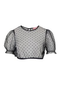 Krüger Dirndl Krüger Madl, Femmes Blouse folklorique, bleu nuit