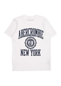 Abercrombie & Fitch Abercrombie & Fitch, Garçons T-Shirt 'IVY LEAGUE', noir / blanc