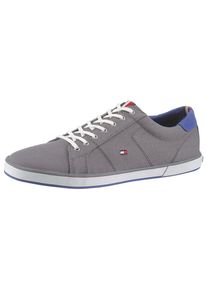 Tommy Hilfiger , Damen , Sneaker »H2285ARLOW 1D« , Freizeitschuh, Halbschuh, Schnürer mit seitlicher Flaggen-Stickerei , grau , Leichter Sneaker...