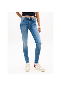 Tommy Jeans, Unisex, Skinny-fit-Jeans &raquo;SOPHIE LW SKN&laquo; mit Logo-Badge, in Kn&ouml;chell&auml;nge, denim medium, 30, L&auml;nge 32, Figurbetonende Skinny-fit-Jeans f&uuml;r