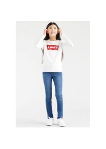 Levi's&reg; kids Levi's Kids , Jungen,Kinder,Jugendliche , Langarmshirt &raquo;LS BATWING TEE&laquo; mit Logo Print for GIRLS , rot , Levi's Kids Langarmshirt f&uuml;r M&auml;dchen