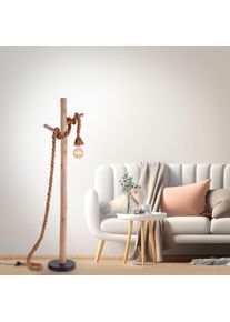 Leuchten Direkt Leuchten-Direkt ROPE Stehleuchte Schwarz, 1-flammig