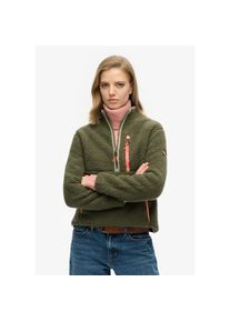 Superdry , Fleecepullover »OUTDOOR HALF ZIP FLEECE« , grün , XL , Outdoor Fleeceshirt von Superdry