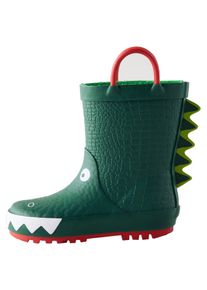 next Gummistiefel Jungen Gr&ouml;&szlig;e 20.5 gr&uuml;n / dunkelgr&uuml;n / rot / wei&szlig;