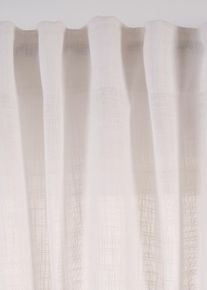 Vorhang mit recyceltem Polyester (1er Pack) in weiss, 175x135 cm, bonprix