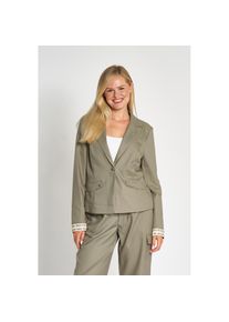 Zhrill, Unisex, Jackenblazer &raquo;ZHTRUDI&laquo; mit Reverskragen und 1-Knopf-Verschluss, olive, XL, Hochwertiger Blazer von Zhrill