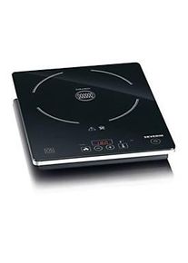 Severin Kochtafel KP 1071, Induktion, 1 Platte, 2.000 W, B 280 x T 350 x H 42 mm, Touchbedienung, Display, Schwarz
