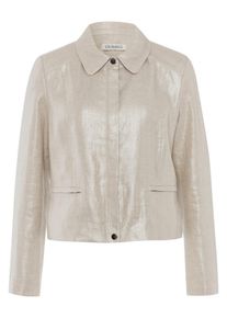 Uta Raasch - Jacke, gold, Gr. 46, Leinen