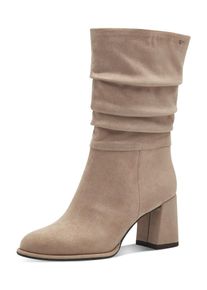 Tamaris Stiefelette Damen, beige, Größe 39