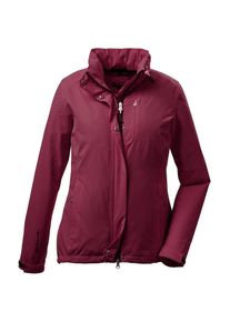 Killtec Outdoorjacke 'KOS 25' Damen, dunkelpink / offwhite, Größe S