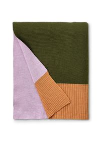 SUITE702 Decke Knit Grün-Pink-Orange