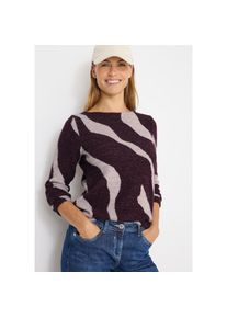 Cecil , Damen , Strickpullover mit grafischem Muster und in Federgarn-Qualität , Gemustertes Federgarn Shirt von Cecil
