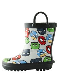 next Gummistiefel Jungen Gr&ouml;&szlig;e 21.5 azur / hellgrau / gr&uuml;n / rot