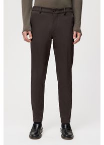 Drykorn AJEND Konfektionierte Hose in Technostretch-Satin in braun, Größe 31x34