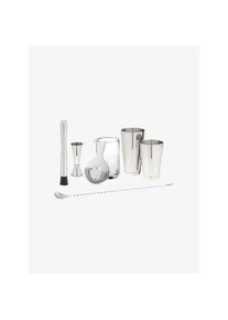 Viski Set d'accessoires de bar 7pcs. argentee