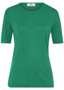 Peter Hahn - Rundhals-Pullover aus Seide mit Kaschmir, gr&uuml;n, Gr. 48, Seide