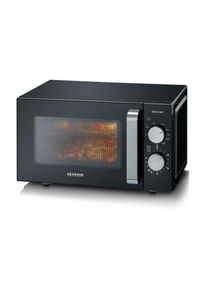 Severin, Mikrowelle &raquo;mit Grill MW 7762&laquo; 1000 W, schwarz, silberfarben, Einheitsgr&ouml;&szlig;e, Mikrowelle