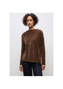 STREET ONE , Rundhalspullover in softer Federgarn-Qualität , Federgarn Pullover von STREET ONE