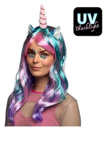 Boland UV Einhorn Per&uuml;cke