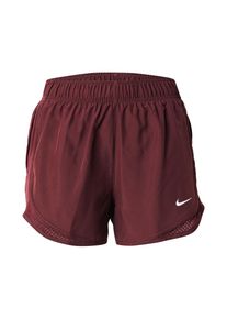 Nike Sportshorts 'TEMPO' Damen Gr&ouml;&szlig;e S weinrot / wei&szlig;