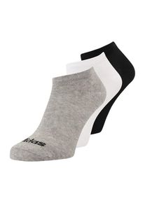 adidas Performance Sportsocken 'Thin Linear Low-Cut 3 Pairs' Herren, graumeliert / schwarz / weiß, Größe L