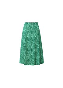 Tchibo - Jupe midi imprimée - taille: 40 - blanc/vert/imprimé