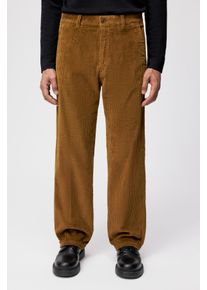 Drykorn TAVIC Moderne Chino in Baumwoll-Breitcord in gelb, Größe 34x34