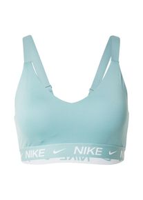 Nike Sport-BH 'INDY' Damen, mint / wei&szlig;, Gr&ouml;&szlig;e XS