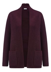 Peter Hahn - Strickjacke, rot, Gr. 50, Schurwolle