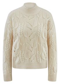 include - Pullover, weiss, Gr. 44, Schurwolle