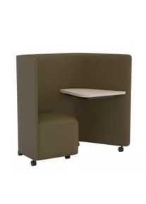 In Out Office BU2267 Panel Lounge Stuhl mit Schreibtisch Andreu World