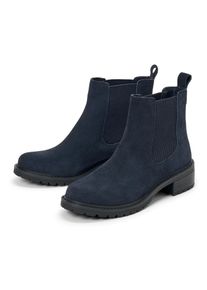 Tchibo - Bottines en cuir velours - taille: 38 - bleu