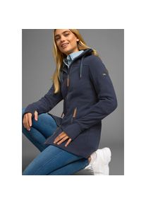 Polarino , Fleecejacke mit Kapuze aus Fleece, atmungsaktiv, schnell trocknend , blau , Funktionelle Fleecejacke für kalte Tage, hält dich warm und...